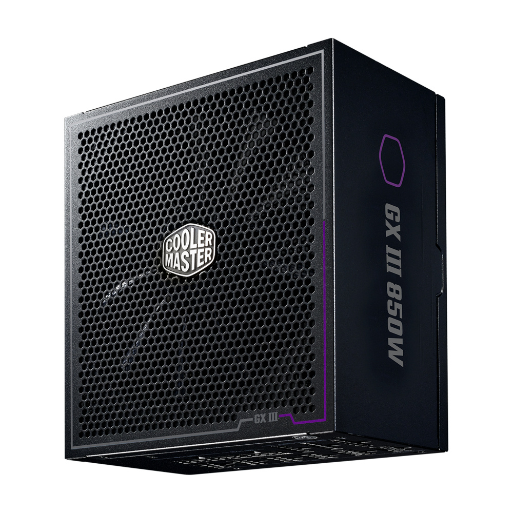 Fuente de Poder Cooler Master GX III GOLD 850 80 PLUS Gold, Modular, 24-pin ATX, 12VHPWR, 135mm, 850W