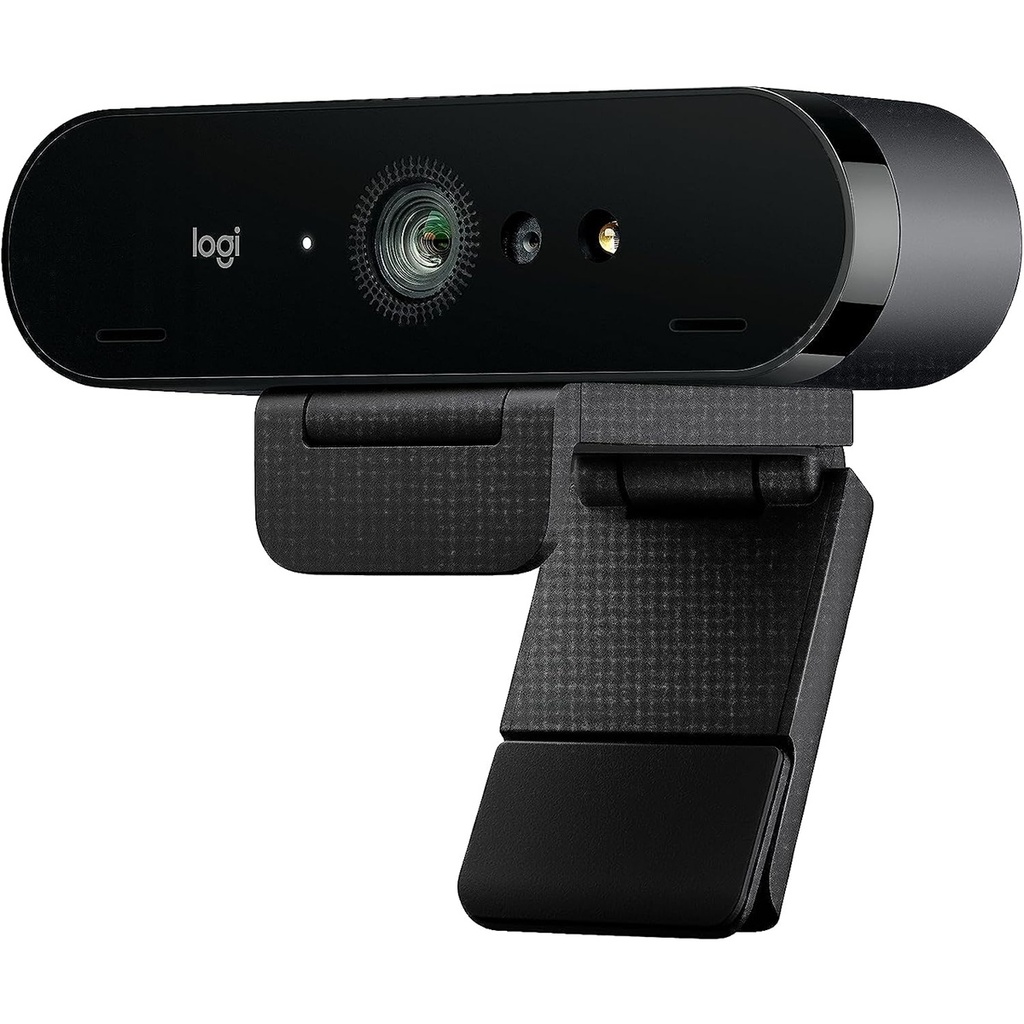 Cámara Web LOGITECH Brio 4K Video Ultra HD 13MP 30 FPS Zoom 5x Enfoque Automatico USB C