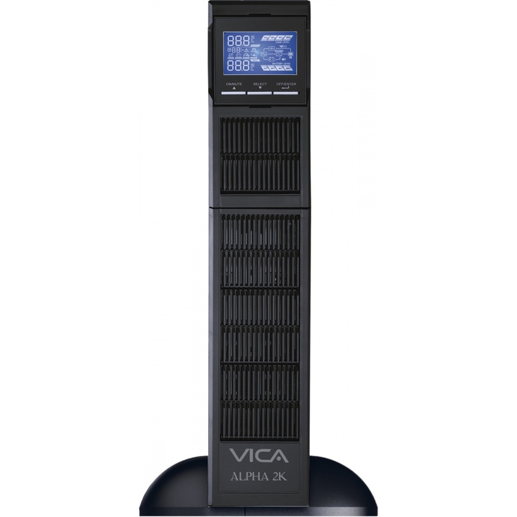 No Break Vica ALPHA 2K Doble Conversión en Línea 2.000W 2.000VA Entrada 84V-145V Salida 100V-127V 8 Salidas