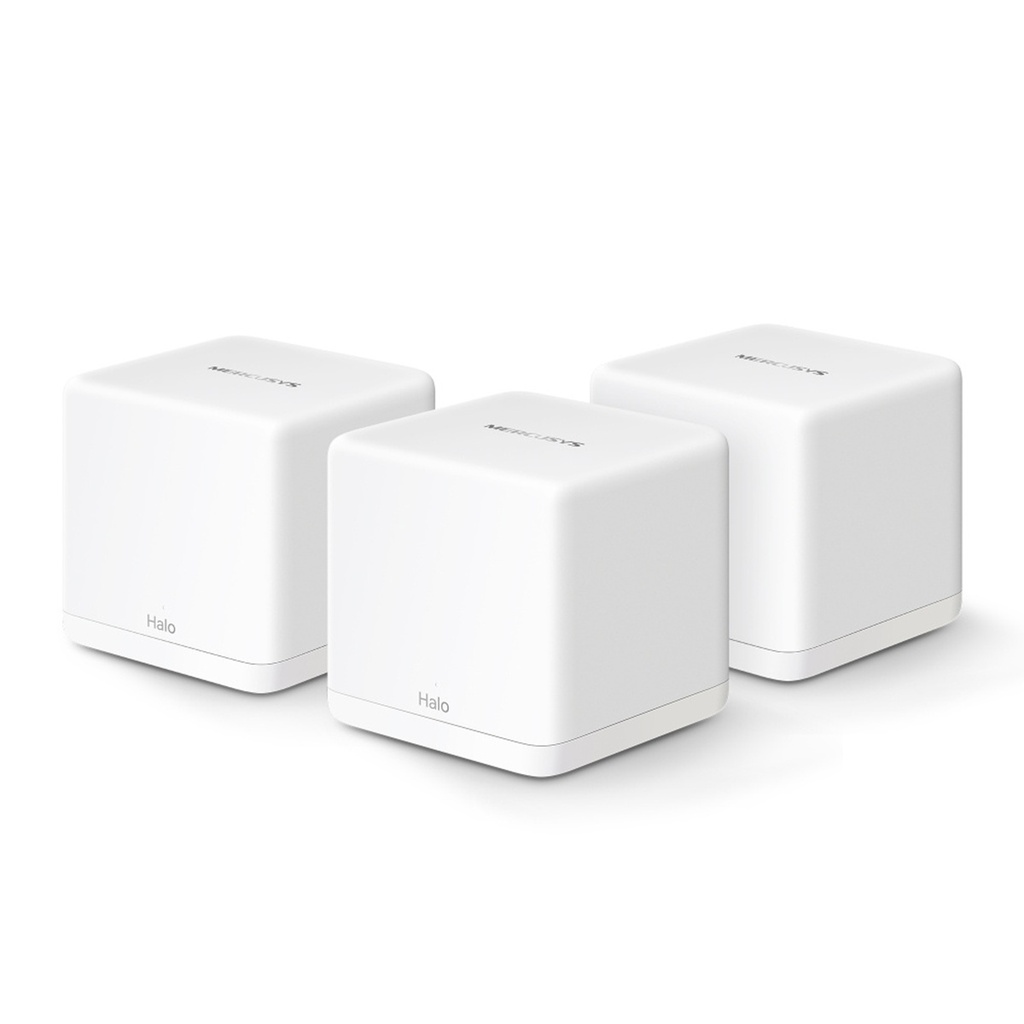 Router MERCUSYS HALO H60X MU-MIMO Firewall Wi-Fi 6 3 x RJ-45 1201 Mbit/s WLAN Inalámbrico Doble Banda 2.4/5 GHz 4 Antenas Internas