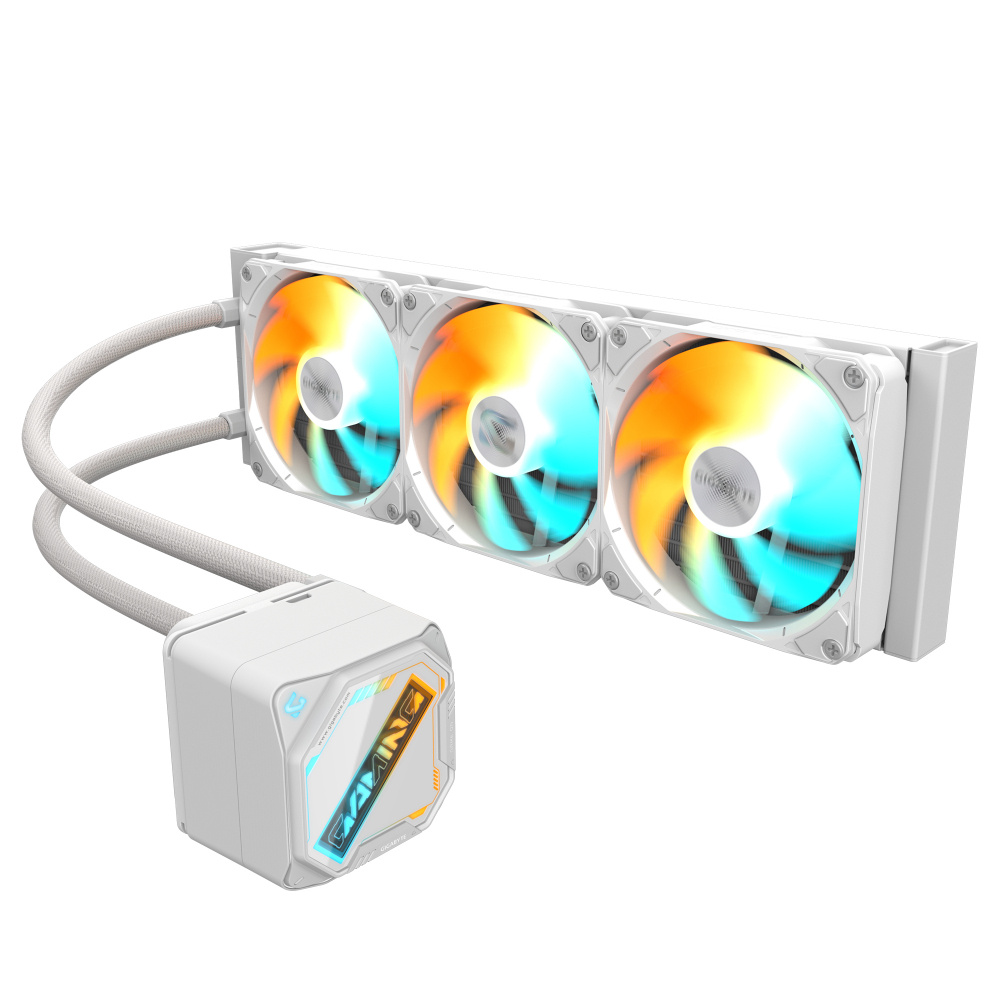 Gigabyte GAMING 360 ICE Enfriamiento Líquido para CPU, 3x 120mm, hasta 2200RPM, Blanco