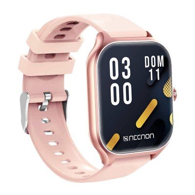 Smartwatch nsw-101 2.01  ip67 bt 5.0 app fitpro bat 180 mah mide calorias fc con vibración multimedia función buscar y fotos a distancia rosa/ororosa -