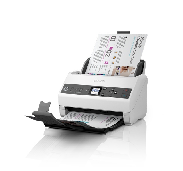 Scanner Epson WorkForce DS-730N, 600 x 600DPI, Escáner Color, Escaneado Dúplex, USB/Ethernet, Negro/Gris