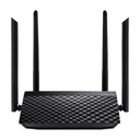 Router ASUS de Banda Dual Firewall RT-AC1200 V2 AC1200 Para Gaming Inalámbrico 867Mbit/s 5x RJ-45 2.4/5GHz con 4 Antenas Externas de 5dBi