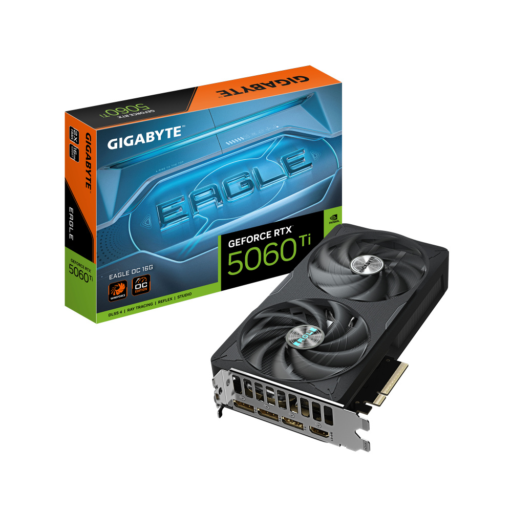 Tarjeta de Video Gigabyte NVIDIA GeForce RTX 5060 Ti EAGLE OC, 16GB 128-bit GDDR7, PCI Express x16 5.0