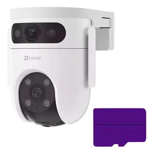 Ezviz Cámara de Seguridad IP Smart WiFi Domo IR para Exteriores CS-H9C, Alámbrico/Inalámbrico, 2880 x 1620 Pixeles, Día/Noche