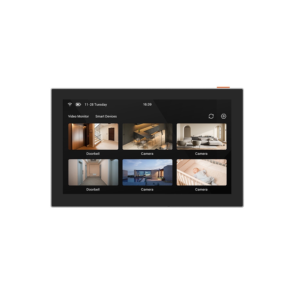 Ezviz Monitor Inteligente para Videoportero CS-SD7, 7", Inalámbrico, Negro, Compatible con CS-HP7