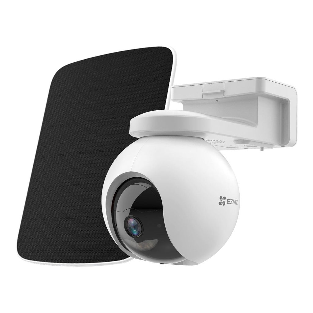 Ezviz Cámara de Seguridad IP Smart WiFi Fisheye IR para Exteriores CB8 2K, Inalámbrico, 2304 x 1296 Pixeles, Día/Noche