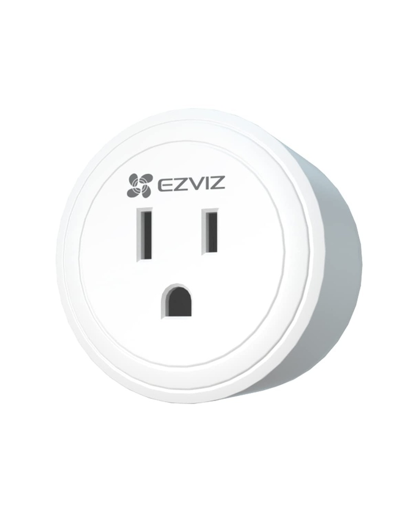 Ezviz Smart Plug T30, WiFi, 1 Conector, 10A, Blanco