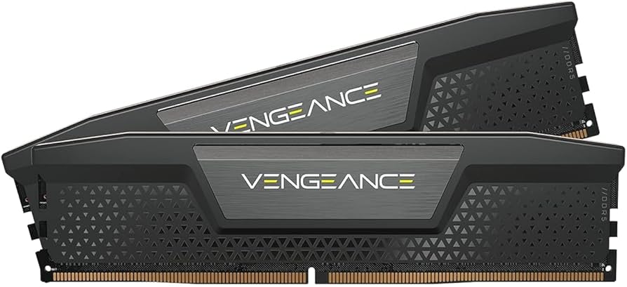 Memoria dimm ddr5 corsair cmk16gx5m2b5200c40 16gb 5200mt/s 2x8gb vengeance pcb negro 1.25
