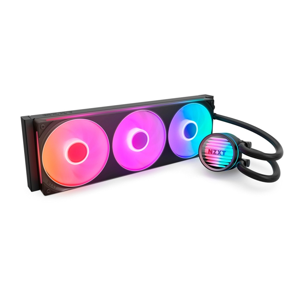 Enfriamiento Líquido Para CPU NZXT Kraken Core 360 3x 120mm Hasta 2400RPM
