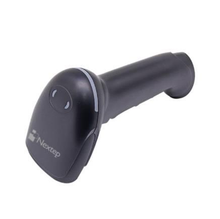 Lector inalambrico de codigo de barras nextep, 1d, puerto usb, negro (ne-500i)