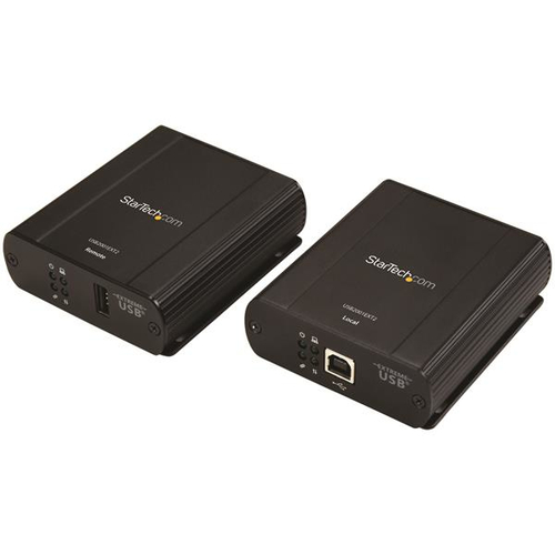 Extensor de usb 2.0 a traves de cable (rj45) cat5e cat6 - hasta 50m - kit adaptador extensor de alta velocidad de puerto usb - a