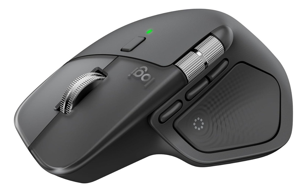 Mouse logitech mx master 4 inalambrico easy switch usb logi bolt hasta 8000 dpi grafito