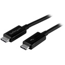 Cable de 2m thunderbolt 3 usb-c (20gbps) - compatible con thunderbolt, displayport y usb (tblt3mm2m) - startech.com mod. tblt3mm