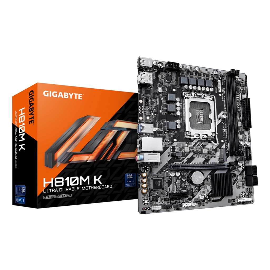 Tarjeta Madre Gigabyte H810M K 1851 DDR5 6400MHz Micro ATX HDMI DP