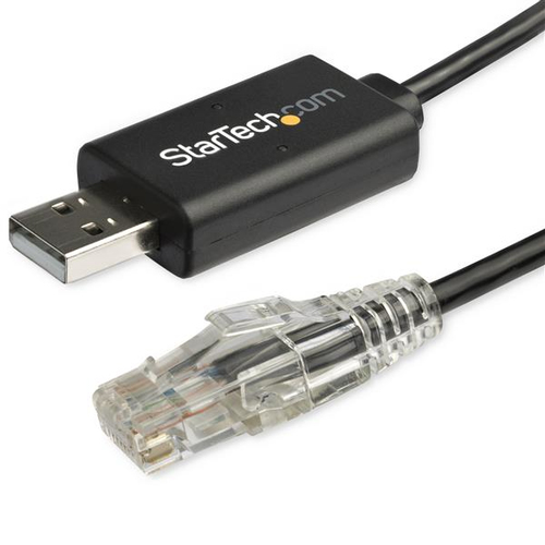 Adaptador usb de 1.8m para consola cisco - 460kbps - adaptador usb a rj45 compatible con windows®, mac and linux® - m