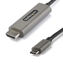 Cable usb-c a hdmi de 1m 4k 60hz con hdr10 - adaptador de video ultra hd usb tipo-c a hdmi 2.0b 4k - convertidor hdr usb c a hdm
