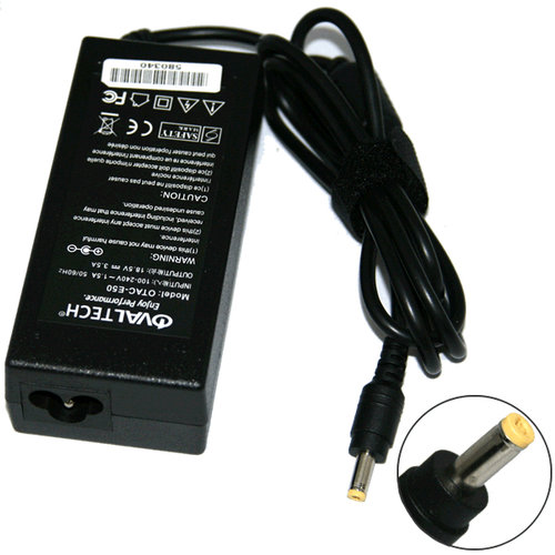 Cargador / adaptador para laptop ovaltech otac-e50 de 65w 18.5v-3.5a 4.8*1.7 -