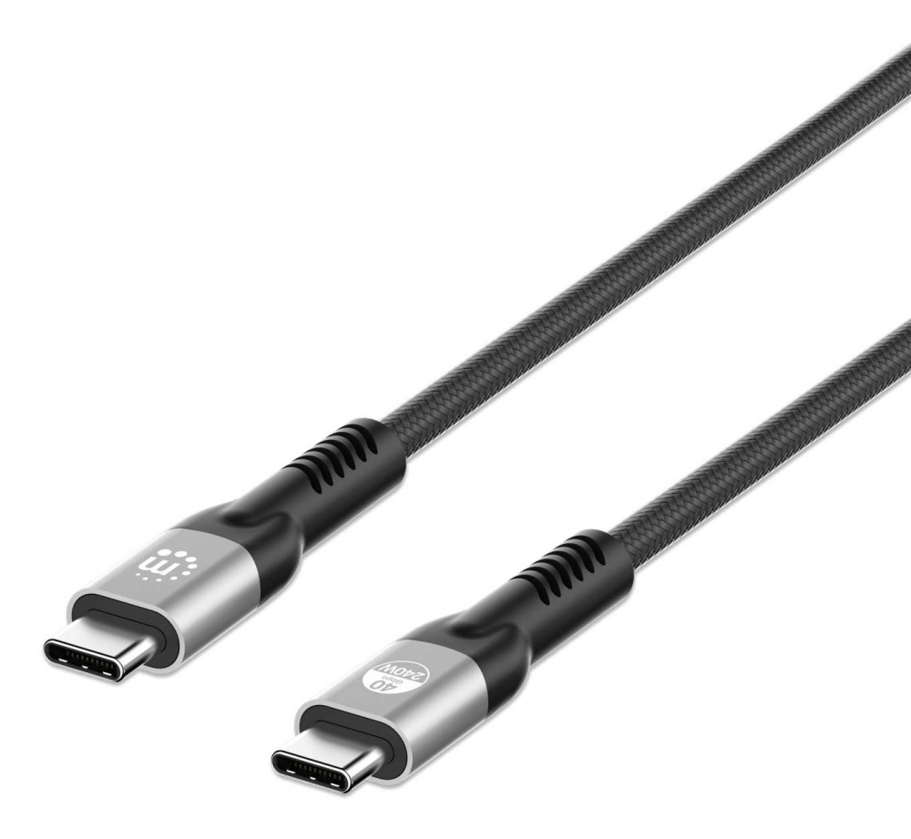 Manhattan Cable USB-C Macho - USB-C Macho, 2 Metros