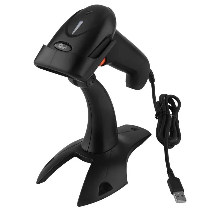 Lector de codigo de barras qian con base 1d qob-1dusy