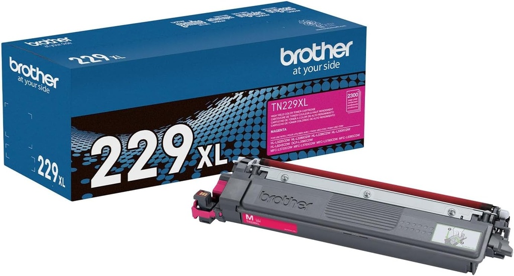 Brother TN229XLM Cartucho de tóner Magenta de Alto Rendimiento para Impresora