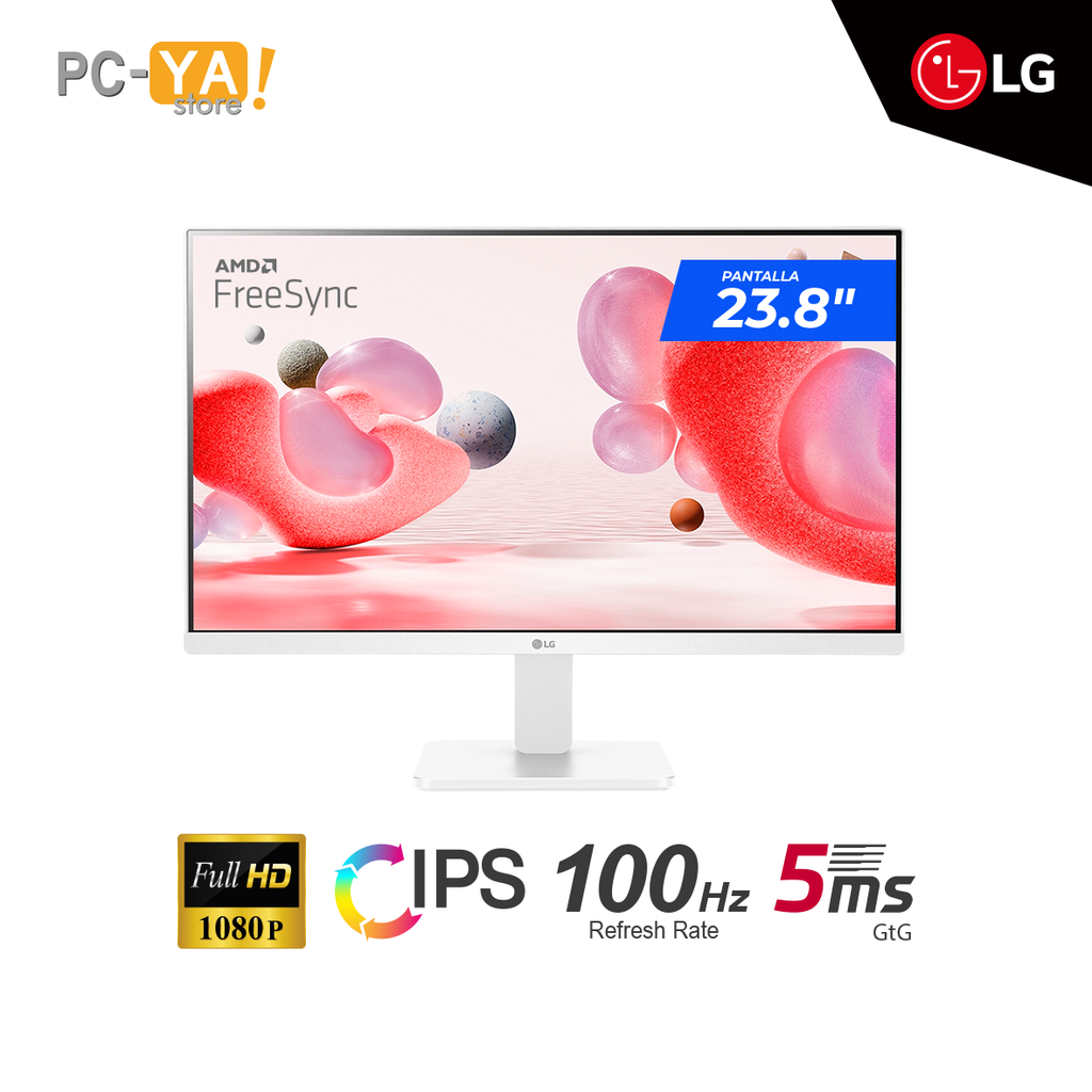 Monitor lg 24 24mr400-w blanco fhd amd freesync -