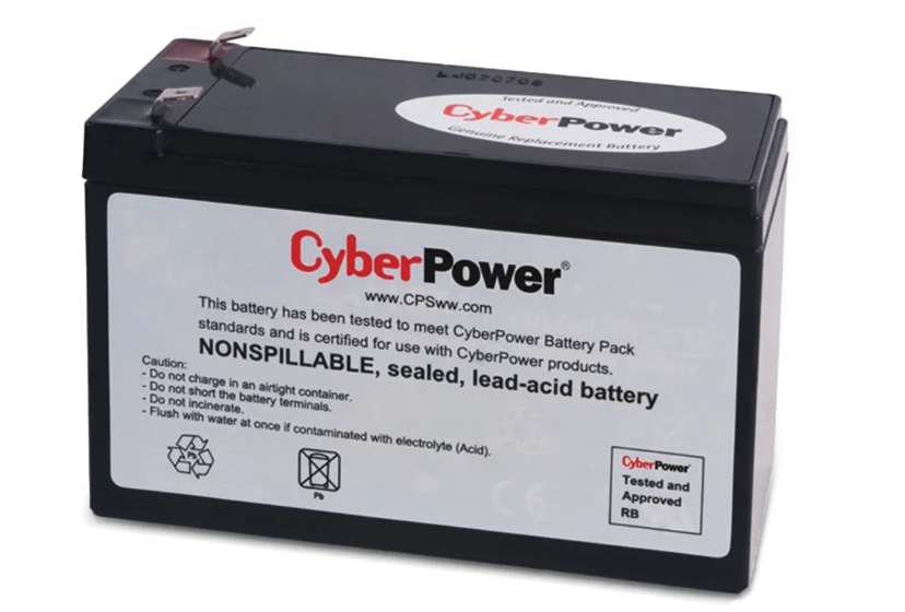 CyberPower Batería de Reemplazo para No Break RB1226, 12V, 26Ah