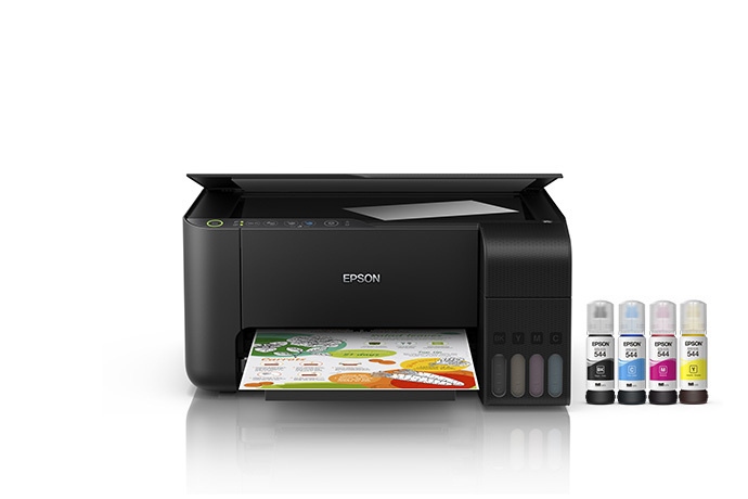 Multifuncional Epson EcoTank L3250, Color, Inyección de Tinta, Tanque de Tinta, Inalámbrico, Print/Copy/Scan