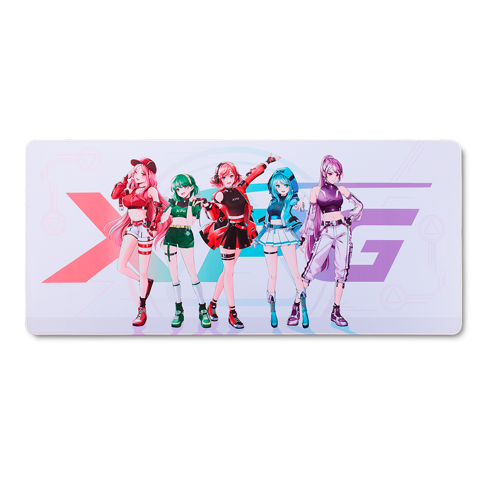 MousePad Gamer XPG Frontline XL XTREME SAGA 03 / 900x400MM / Blanco / FRONTLINEXL XTREMESAGA03-BKCWW