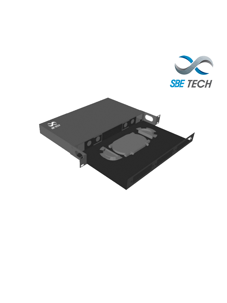 Sbe tech sbe-dfo18d - distribuidor de fibra óptica con charola deslizable