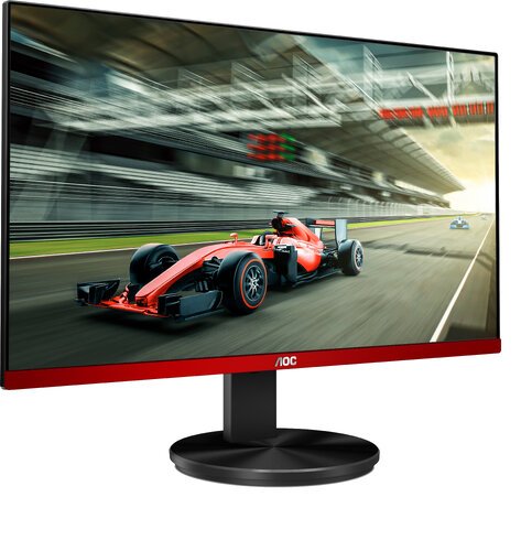 Monitor gamer aoc g2490vx led 23.8" fhd g sync/freesync 144hz hdmi/displayport negro/rojo