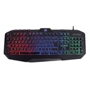 Teclado gamer balam rush gunfire kg330 alambrico usb iluminacion led