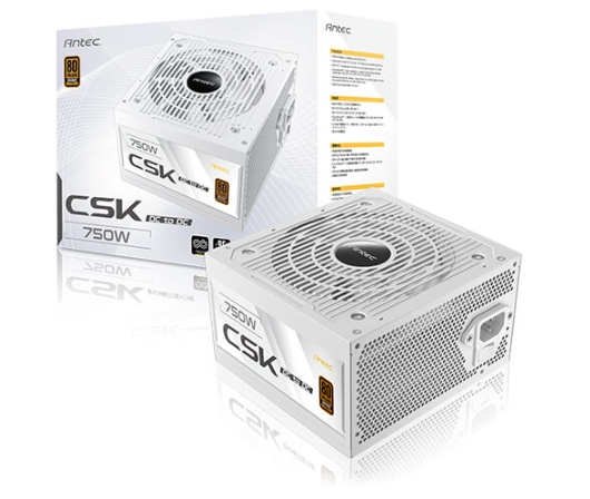 Fuente de Poder Antec CSK750 DC 80 PLUS Bronze ATX, 24-pin ATX, 12VHPWR, 120mm, 750W