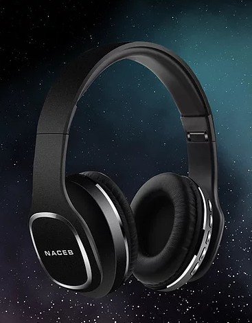 Diadema bluetooh cetus naceb technology na-0307n - negro