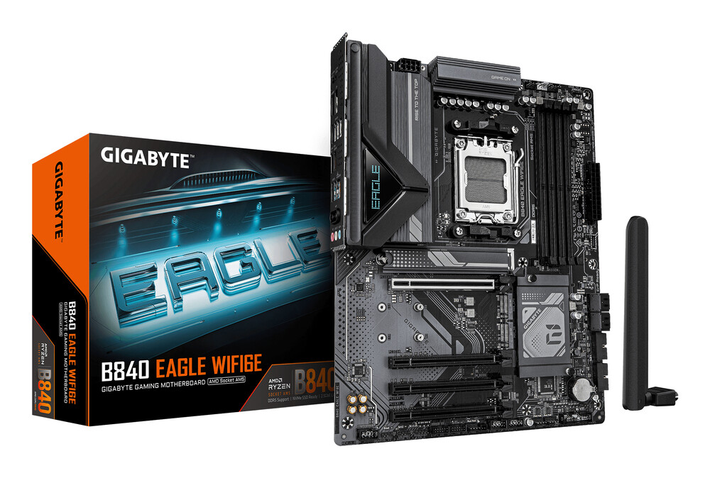 Tarjeta madre gigabyte atx b840 eagle wf6e - ddr5