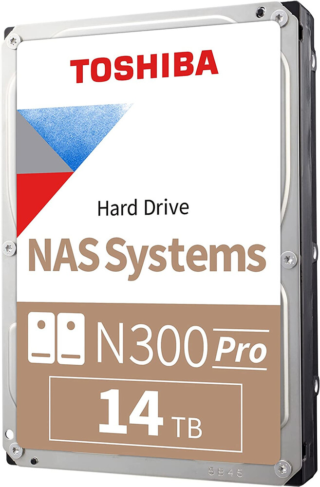 Disco duro interno toshiba n300pro 14tb 3.5 nas sata 7200 hdwg51exzstb