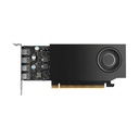 Tarjeta de video pny pro nvidia rtx a1000 8gb low profile single fan gddr6 pcie 4.0 4xmini displayport