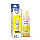 Botella de Tinta Epson T555 Amarillo 70ml para L8160, L8180