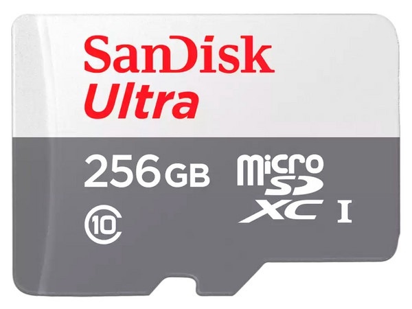 Memoria Flash SanDisk Ultra, 256GB MicroSDXC UHS-I Clase 10, con Adaptador