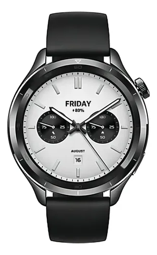 Smartwatch xiaomi watch s4 1.43" 466x466 píxeles hyperos 2 bluetooth 5.3 resistente al agua color negro