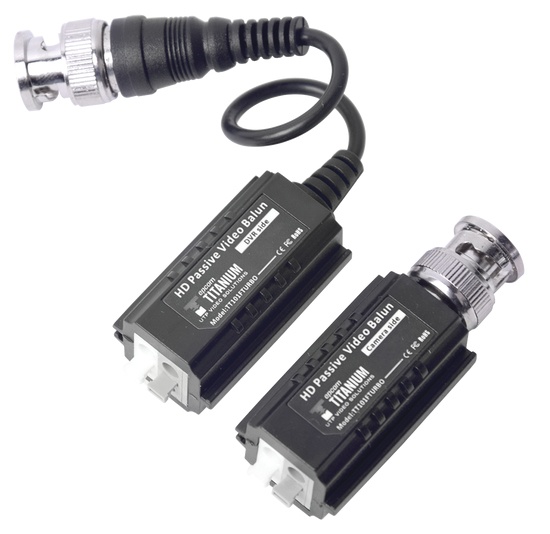 Kit de transceptores (baluns) turbohd hasta 4k / 5 mp / hd-tvi / hd-cvi / ahd / cvbs / coaxitron / audio por coaxitron / menu os