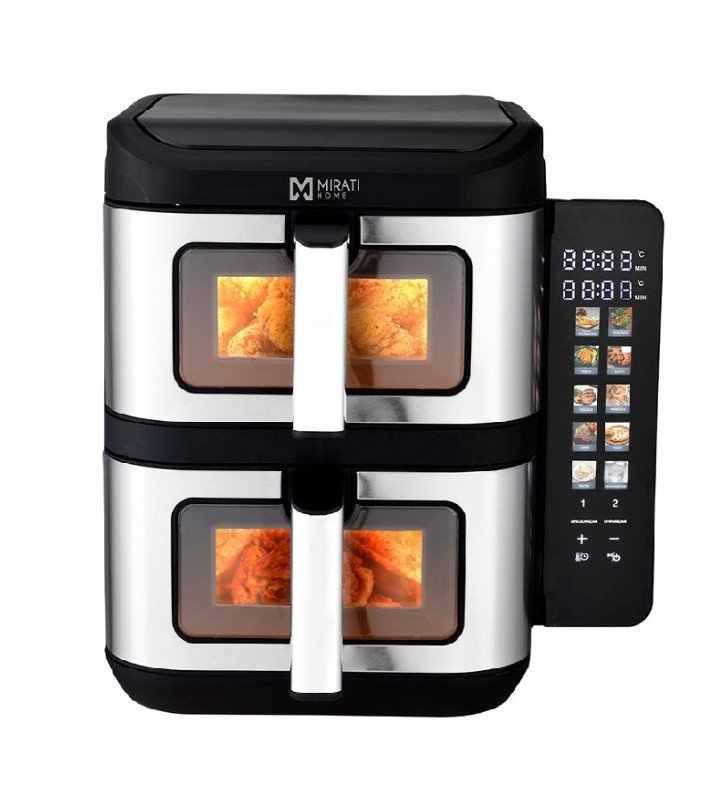 FREIDORA DE AIRE DOBLE MIRATI DE 11 LITROS TOTALES