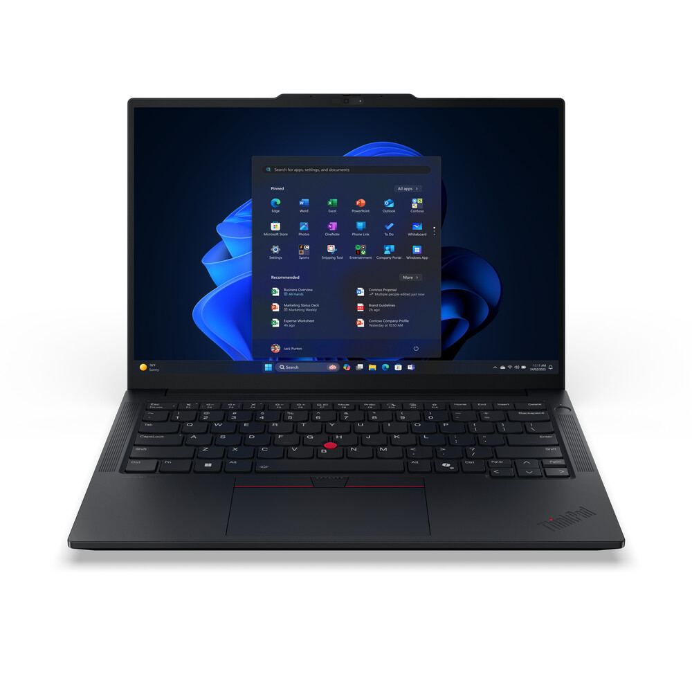 Laptop lenovo thinkpad e14 g7 14" intel core ultra 5 226v w11p64 16gb 1x512gb ssd 1yr onsite 1couriercarryin negro