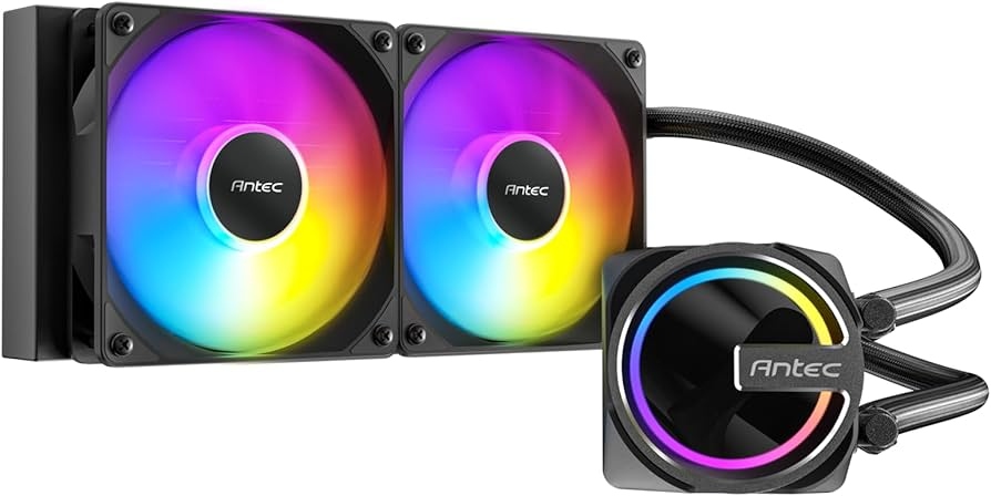 Enfriamiento Líquido Antec Skeleton 240mm | 2 Ventiladores ARGB