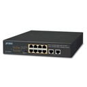Switch no administrable poe de 8 puertos 10/100/1000 mbps con poe 802.3af/at