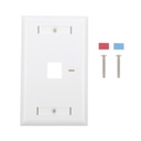 Placa de Pared LinkedPRO 1 Puerto Keystone Con Espacio Para Etiqueta