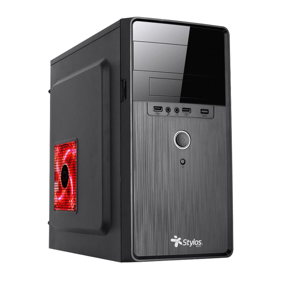 Gabinete stylos stpgac5b atx leadway