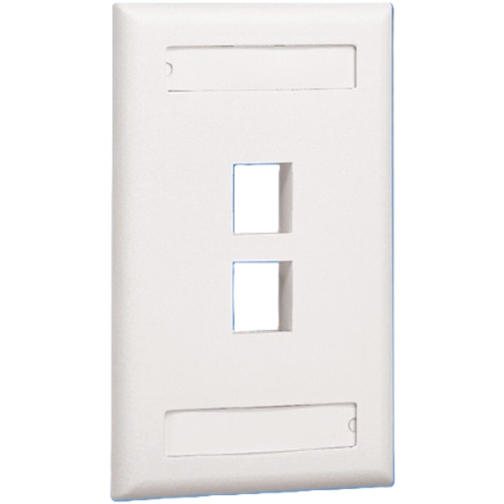 Placa De Pared Panduit NK2FIWY 2 Puertos Keystone
