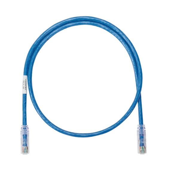 Cable de parcheo utp categoría 6, con plug modular en cada extremo - 3 m. - azul